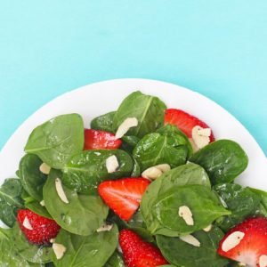 strawberry spinach salad from KidStir